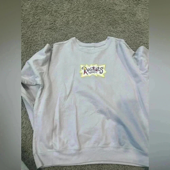 Nickelodeon Jackets & Blazers - Women’s Nickelodeon Rugrats Pullover Sweatshirt Size XL light Purple